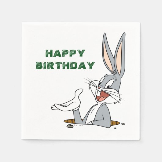 Serviette En Papier QU'EST-CE QU'IL Y A DOC?™ BUGS BUNNY™ Terrier (Devant)