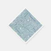 Serviette En Papier Question Apprendre Nuage MotssTexte Motif Message (Coin)