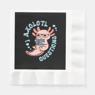 Serviette En Papier Questions sur l'Axolotl
