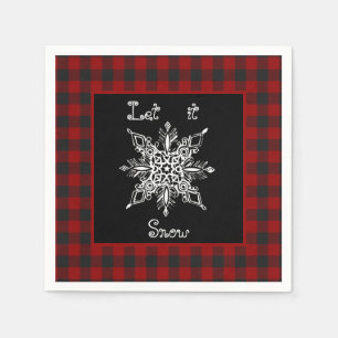 Serviette En Papier Qu'il neige 