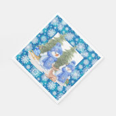 Serviette En Papier Qu'il neige (Coin)