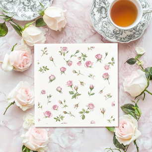 Serviette En Papier Quinceanera Blush Rose Anniversaire