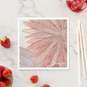 Serviette En Papier Quinceanera Elegant rose 15e fête d'anniversaire (En situation)