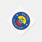 Serviette En Papier Quito Équateur (Coin)