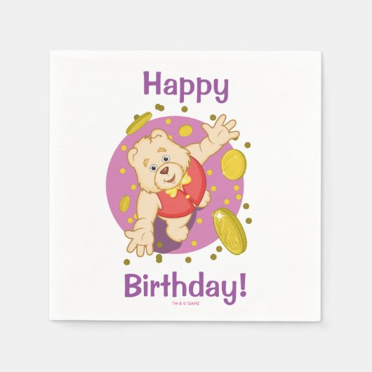 Serviette En Papier Quizzy Bear (Devant)