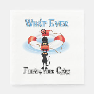 Serviette En Papier Quoi de neuf flotte vos chats