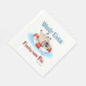 Serviette En Papier Quoi qu'il flotte votre Carlin (Coin)