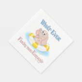 Serviette En Papier Quoi qu'il flotte votre éléphant 4 (Coin)