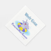 Serviette En Papier Quoi qu'il flotte votre éléphant heureux (Coin)