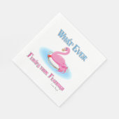 Serviette En Papier Quoi qu'il flotte votre Flamant rose 2 (Coin)