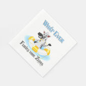 Serviette En Papier Quoi qu'il flotte votre Zebra (Coin)