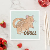 Serviette En Papier Quoll Australian Marsupial (En situation)