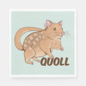 Serviette En Papier Quoll Australian Marsupial (Devant)