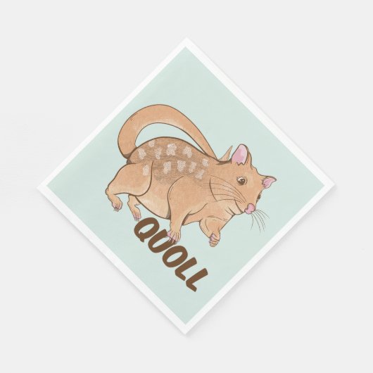 Serviette En Papier Quoll Australian Marsupial (Coin)