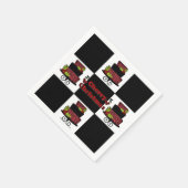 Serviette En Papier RAB Rockabilly Cherry Christmas Cake Papier Napkin (Coin)