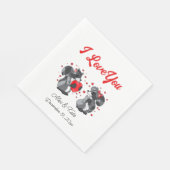 Serviette En Papier Raccoon (Coin)