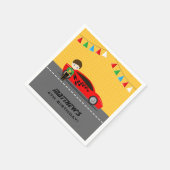 Serviette En Papier Race Car (Coin)