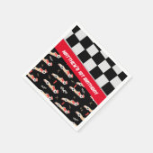 Serviette En Papier Race Car Boys Premier Anniversaire (Coin)