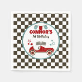 Serviette En Papier Race Car Fête à thème (Devant)