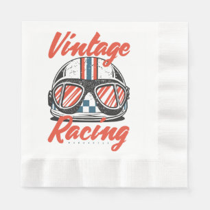 Serviette En Papier Racing Helmet
