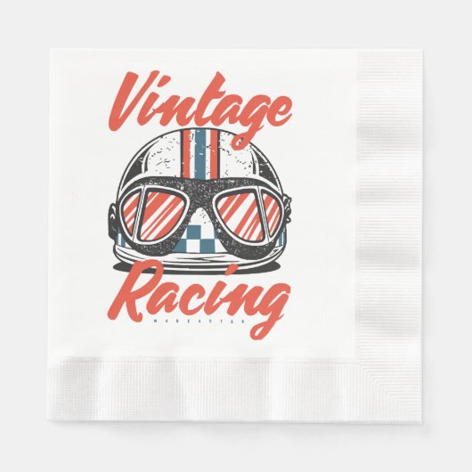 Serviette En Papier Racing Helmet (Devant)