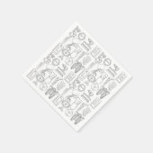 Serviette En Papier Rad Tech Party (Coin)
