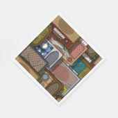 Serviette En Papier Radios vintages (Coin)