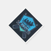 Serviette En Papier Rafting personnalisé Whitewater River Adventure (Coin)