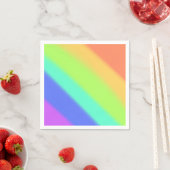 Serviette En Papier Rainbow (En situation)