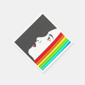 Serviette En Papier Rainbow (Coin)