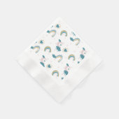 Serviette En Papier Rainbow Baby Pastel Motif - Grossiste (Coin)