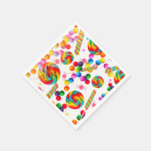 Serviette En Papier Rainbow Candy Sweet fête d'anniversaire Candyland (Coin)