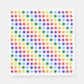 Serviette En Papier Rainbow Dot Confetti (Devant)