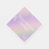 Serviette En Papier Rainbow Fairy Lights Fille fête d'anniversaire (Coin)