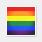 Serviette En Papier Rainbow Flag & Fierté Rainbow / communauté LGBT (Devant)