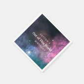 Serviette En Papier Rainbow Galaxy Anniversaire (Coin)