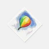 Serviette En Papier Rainbow Hot Air (Coin)
