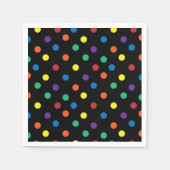 Serviette En Papier Rainbow Pride Valentine Papier Napkin (Devant)