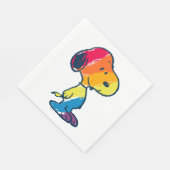 Serviette En Papier Rainbow Snoopy (Coin)