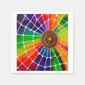 Serviette En Papier Rainbow Web (Devant)