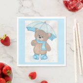 Serviette En Papier Rainy Daze Teddy Bear (En situation)
