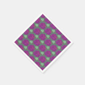 Serviette En Papier Raisins violets et verts (Coin)