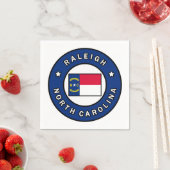 Serviette En Papier Raleigh Caroline du Nord (En situation)