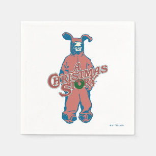 Serviette En Papier Ralphie   Cauchemar rose