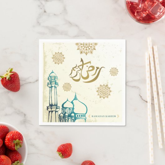 Serviette En Papier Ramadan Kareem (En situation)