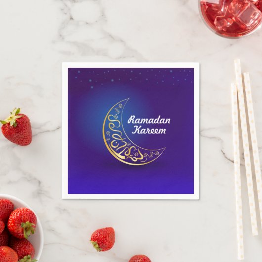 Serviette En Papier Ramadan Kareem (En situation)