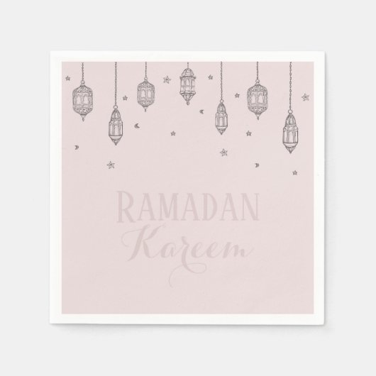 Serviette En Papier Ramadan Kareem thème Napkin pour la célébration (Devant)