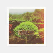 Serviette En Papier Ranch Kualoa (Devant)