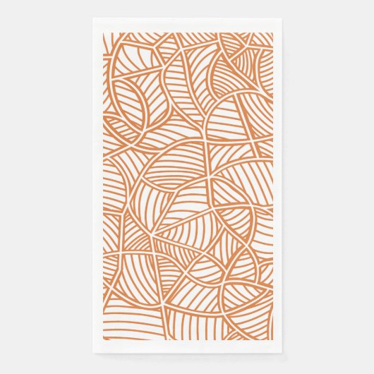 Serviette En Papier Random Leaf Mosaic (Devant)