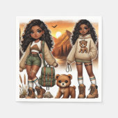 Serviette En Papier Randonnée Aventure & Style (Devant)